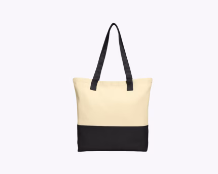 Colorblock Cotton Tote
